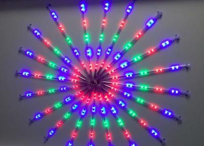 China 72 LED Meteor Programmable Christmas Lights Full Color Shower Rain Tube for sale