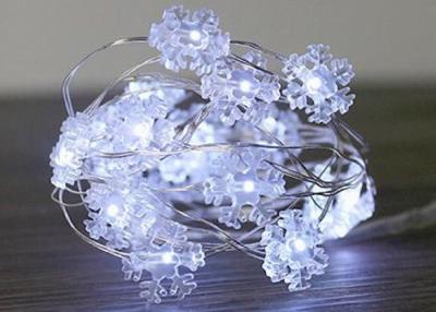 China 2 Meter USB LED Fairy Lights , 5 Volt Mini LED Snowflake String Lights for sale