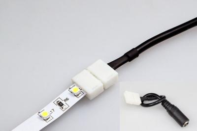 Cina 8MM 10MM 5050 2835 spogliano il Pin leggero dei connettori 2 del LED bianco/nero in vendita