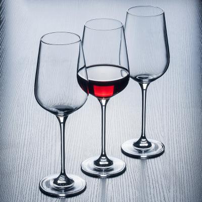 China Wholesale 400-770ml Bulk Clear Stem Large Capacity Vintage Tumbler High Heel Red Wine Glass Tumbler for sale