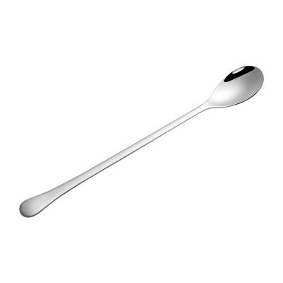 China Long Lasting Handle Coffee Tea Spoon Spoon Metal Customs 304 Stainless Steel Spoons for sale