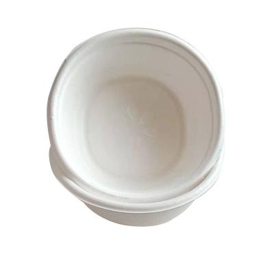 China Bagasse Anti-Slip Wholesale 100% Biodegradable Round Kids Soup Bowl Disposable Small Chip And Dip Bowl for sale