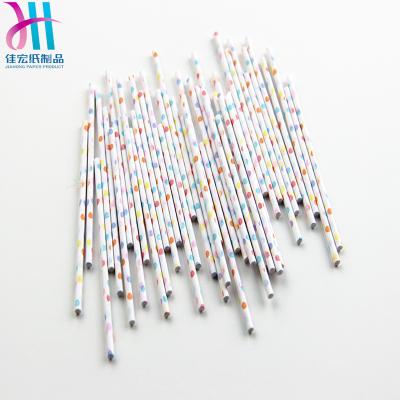 China Environmental Protection Wholesale Customized Color Size Printed Pattern Paper Stick for sale