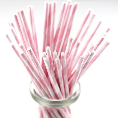 China Eco - Friendly Various Colors And Sizes Long Color Degradable Paper Lollipops Sticks for sale