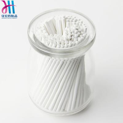 China Cheap Eco-friendly Baby Cotton Bud Paper Sticks For Making Cotton Swab for sale