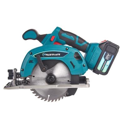 China Durable 3500RPM Circular Cutting Machine 20V Lithium Brushless Cordless Circular Saw Electric Woodworking Machine Tools for sale