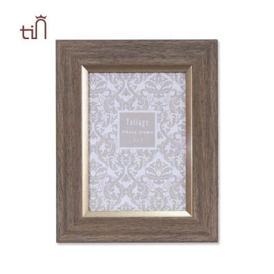 China New wholesale home table top photo display decorative wooden cut picture picture frame for sale