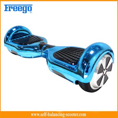 China Blue Chrome Plated Two Wheel Hoverboard Self Balance Environmental Protection for sale