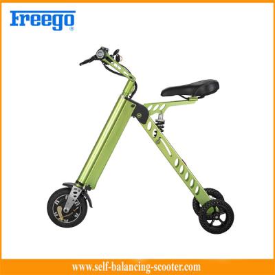 China Portable Collapsible Electric Scooter Foldable E Bike With Burshless Motor for sale