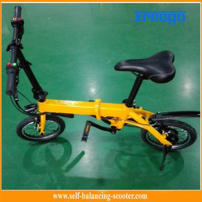 China Foldable design 14 inch Tire Electric Boost Bike  with 350W  motor Portable for sale