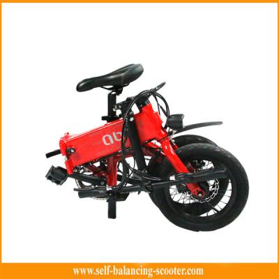 China Robstep Electric Boost Bicycle Lightweight Folding Bike With Hidden Battery for sale