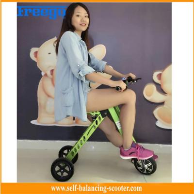 China Green Lightweight Electric Scooter / 350W Folding Scooter For Adults for sale