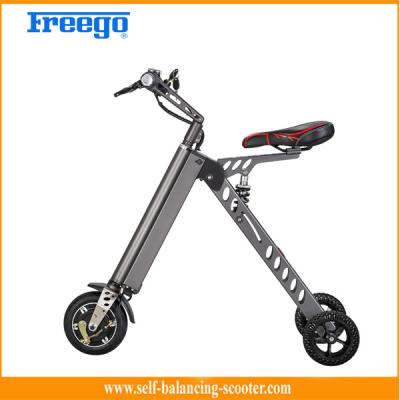 China 8 Inch Small Wheel Foldable Electric Scooter Folding Electric Bicycle With Lithium Battery for sale