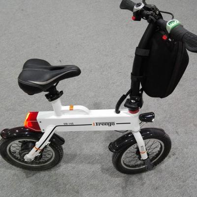 China Green 12 Inch Foldable Electric Scooter , Mini Smart Bike 25 km / h for sale