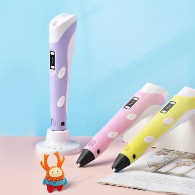 China Amazon Hot Sell DIY PLA Filament Creative Toy Gift 3D Printing Pen For Kids Drawing 3D Printer Pen Drawing 3D Pen for sale