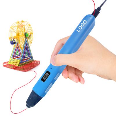 China Factory Professional Printer Price Pla Filament Pcl Led Light Creativity Development 3D Printing Pen for sale