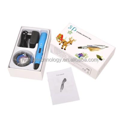 China RP400A third generation 3d drawing printer pen with oled Screen free filament for sale