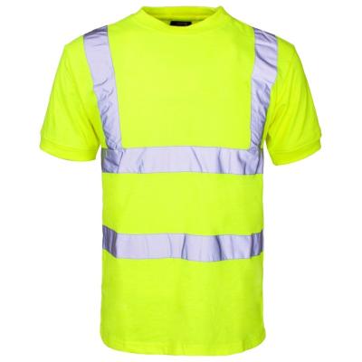 China Hi Vis Short Sleeve Reflective Safety T-Shirt for sale