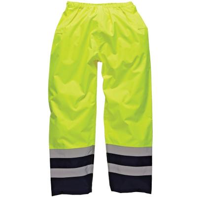 China Hi Vis Trousers Two Tone Safety Waterproof Pants for sale