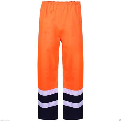 China Hi Vis Trousers Two Tone Safety Waterproof Workwear Pants for sale