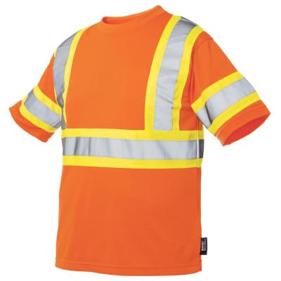 China Hi Vis Short Sleeve Reflective Safety T-Shirt for sale