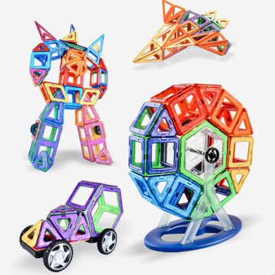 China 30-252pcs DIY Magnetic Building Connetix Tiles 100pcs Magnetic Building Blocks Toys For Kids for sale