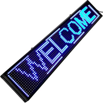 China Indoor outdoor indoor multi language supported led lamp programming p10mm led moving sign display for sale