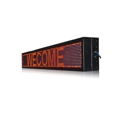 China Outdoor Double Side P10 Outdoor Red LED Message Sign P10 LED Scrolling Text LED Moving Text Led Scrolling Message Screen Display for sale