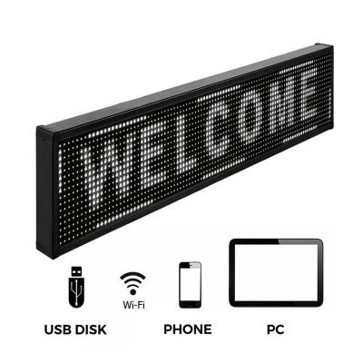 China Custom Full Color Mini Led Sign Board LED Display Indoor Programmable Scrolling Small LED Display Module Scrolling Led Sign for sale