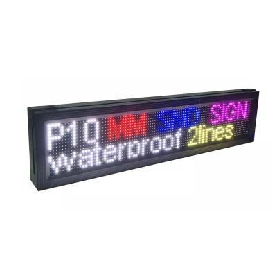 China P10P8P5 Indoor Full Color Outdoor Programmable Scrolling Text Led Sign for sale