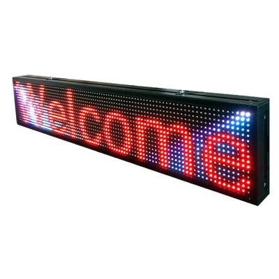 China Indoor Outdoor Capacitive P5p10 Led Programmable Scrolling Message Sign Board for sale