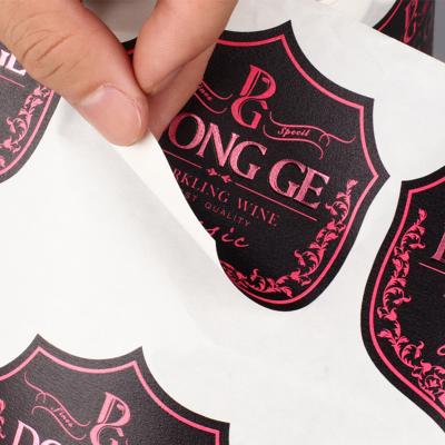 China Custom Waterproof Foil Vinyl Custom Logo Printing Label Packaging Label Food Sticker for sale