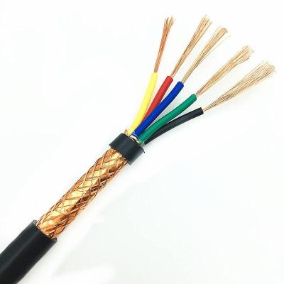 China Silicone Rubber Insulated Silicone Rubber Insulated And Sheathed Copper Wire Braided Shielded Power Cable for sale