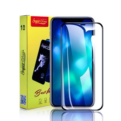 China Anti-broken shockproof 2.5d tempered glass protective film for iPhone XS Max screen glass protector for sale