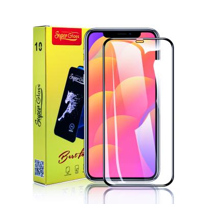 China Anti-broken Mobile Phone Tempered Glass Screen Protector For iPhone X/XS Mobile Phone Tempered Glass Screen Protector for sale