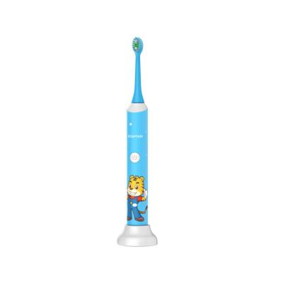 China Teeth Cleaning 3+ Kids Baby Cartoon Sonic Toothbrush With Replacement Brush Head Best Electric Toothbrush With Soft Dupont Bristles for sale