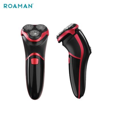 China Hot Selling IPX7 LCD Triple Blade 2022 Display Waterproof Fast Charging Triple Electric Shaver For Men for sale