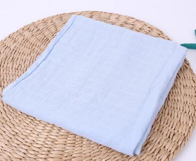 China 70% Bamboo and 30% Cotton Muslin Wearable Receiving Baby Blanket Wrap 47 x 47 Inches Large Size Newborns for sale