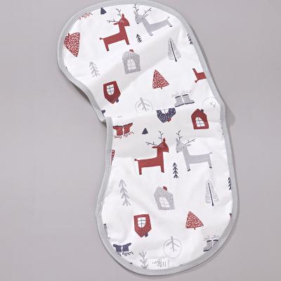 China Cute baby wears muslin burp cloths for baby 3 layers super soft and absorbent waterproof baby burp cloth for sale