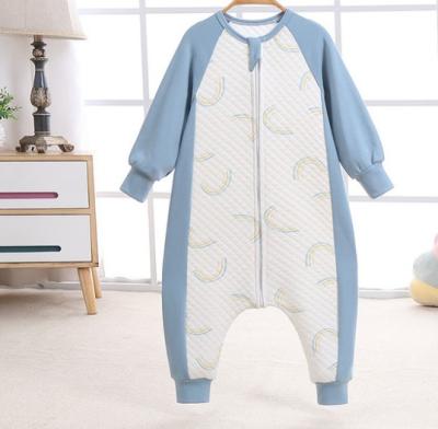 China Baby Cotton Antibacterial Breathable Sleeping Bags Wraps Summer Spring and Split Leg Sleep Bag for sale