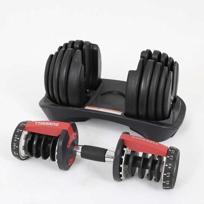 China Quick Detachable Manufacturers Sell Adjustable Dumbbells 24 Kg Dumbbells On The Cheap for sale