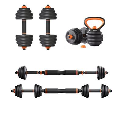 China Multifunctional Adjustable 4-IN-1 Dumbbell Barbell Weight Set For Home Use for sale