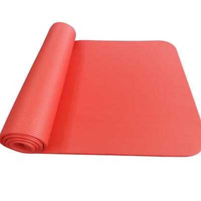 China High Rebound Yoga Mat Soft Beginner Non- Slip Yoga Mat 10mm/15mm Thick Environmental Friendly 183cm*80cm NBR For Pilates for sale