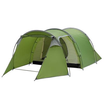 China Camouflage Play 3-4 Persons Family Tent/Field Camping Tent One Room One Hall Tunnel Custom Outdoor Tent Manual Build for sale