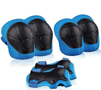 China 6pcs/set Breathable Hot Selling Adjustable Elasticity Kids Protectors Knee Wrist Skating Elbow Pad Protective Gears For Kids for sale