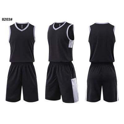 China Best Selling Breathable Basketball Wear With Customized Name And Number for sale