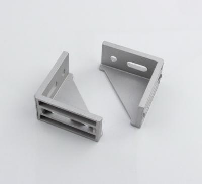 China Industrial Aluminum Profile Connectors Home Improvement Aluminum Die Cast Cheap Corner Brackets Straight Brackets Rafter for sale