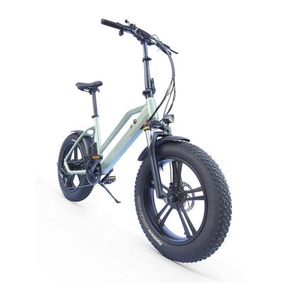 China CMSTD-20PN 36V350W Aluminum Alloy Mid Drive Electric Ebike 20 Inch Folding Fat Tire 10.4AH Carbon Fiber Mtb Ebike Mid Drive Ebike for sale