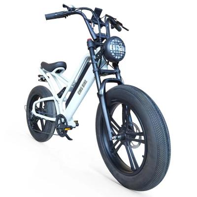 China Aluminum alloy CMSTD-M8 lithium full suspension folding mountain powerful ebike fat tire electric bicycle 500W 48V for sale