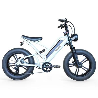 China Fat tire CMSTD-M8 48V500W 15.6AH aluminum alloy 2022 lithium battery electric mountain ebike electric bicycle for sale